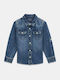 Παιδικό Πουκάμισο Μακρυμάνικο Medium Blue Was