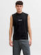 Crew Neck Athletic Blouse Black