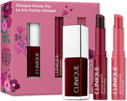 Clinique Ulta Honey Set Makeup Set for Lips Black Honey 3 Pieces