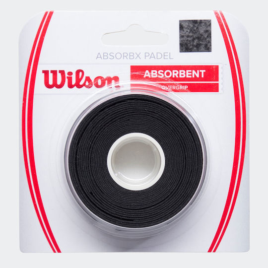 Wilson Absorbx Padel Overgrips X 3 Black