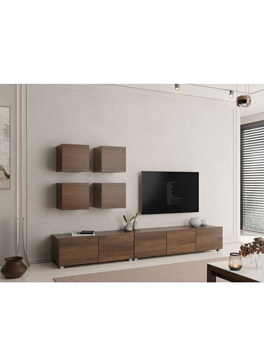 Living Room TV Unit Tivdalu 132 Brown