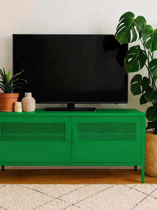 Метален Телевизионен Мебел Зелен М118xД40xВ60cm