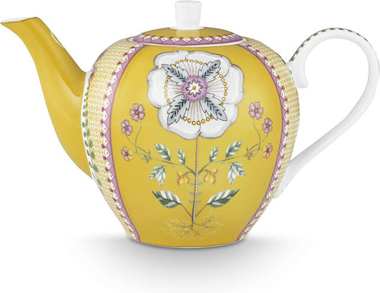PiP Studio Lily Lotus Чайник Керамичен Жълт