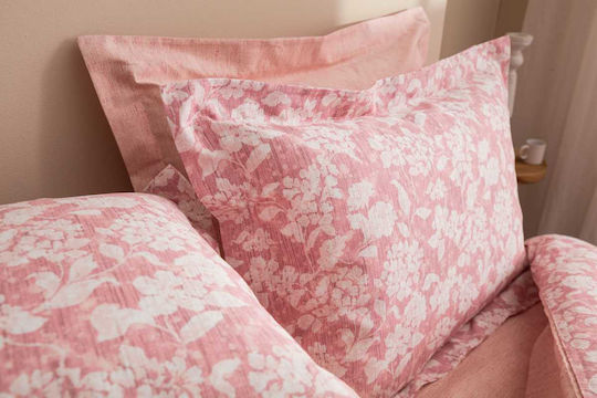 Vesta Home Sanel-2 Σετ Oxford Ροζ 55x75cm