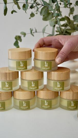Maria Peteki Balm Oil Soothing & Moisturizing Face Serum with Vitamin E & Hyaluronic Acid for Detoxifying & Brightening