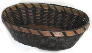 Raki Made Brotkorb aus Bambus Braun 17x24x7,5cm