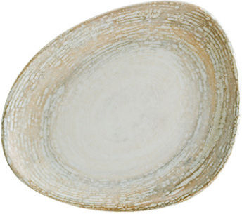 Bonna Shallow Triangle Plate Made of Porcelain 19cm