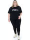 Damen Leggings Schwarz