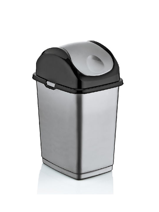 Raki Waste Bin Plastic Gray 5lt