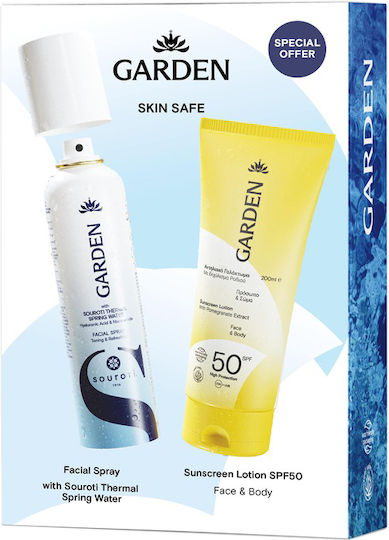 Garden Sun Box Skin Safe Set with Body Sunscreen SPF50 2 Pieces