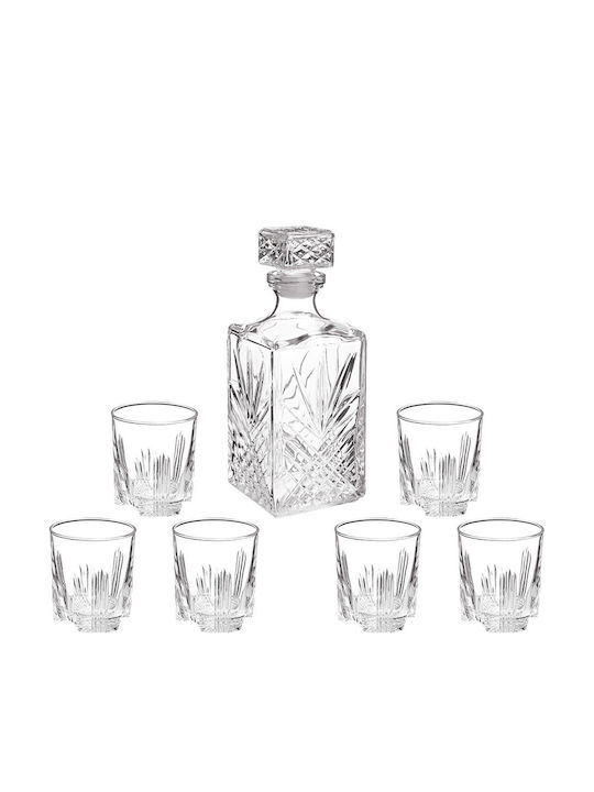 Bormioli Rocco Rocco Rocco Carafă de Servire Whiskey cu Dop și Pahare