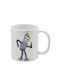 Weiße Tasse Futurama