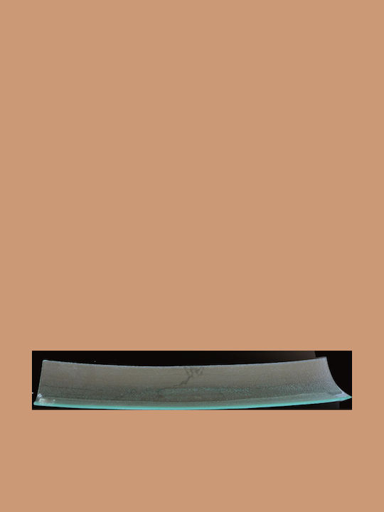 Raki Platou Decorativ Rectangular Negru 15x56cm