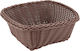 Square Bread Serving Basket Raki 17x17x7cm Brown