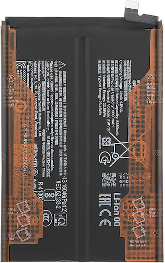 Xiaomi Service Pack Replacement Battery Redmi 15c 4g Li-ion 3.91v 6000mah Black