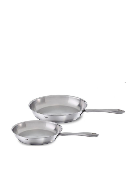 Fissler Σετ Τηγάνια από Ανοξείδωτο Ατσάλι 2τμχ