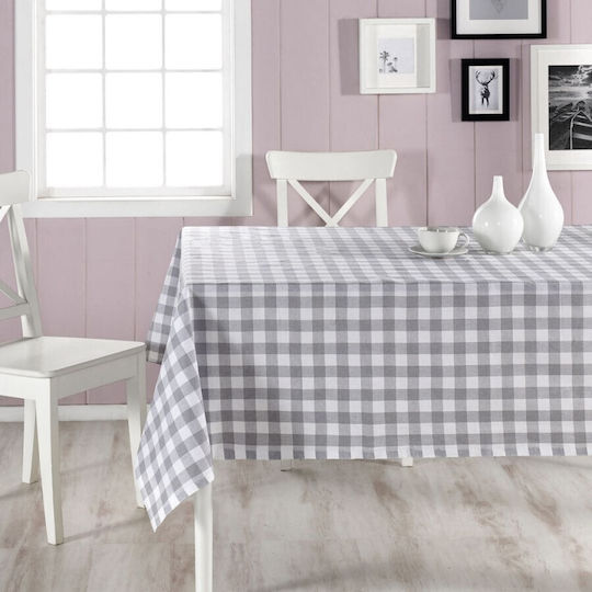 Lenjerii Deosebite Καρέ White/grey 160x220εκ.