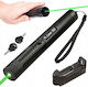 Prezentator Laser Verde Abyz Power <10000 Mw Baterie Li-ion 4800 Mah Lungime de Undă 532 Nm 16 X 2 Cm Calitate Premium Negru