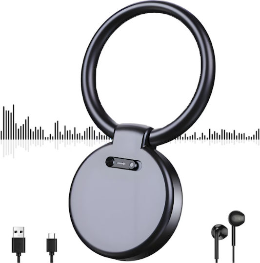 Reportofon Spion Birai Br30 8gb Activare Vocală Înregistrare Hd Autonomie Baterie 12h 120 Zile Standby