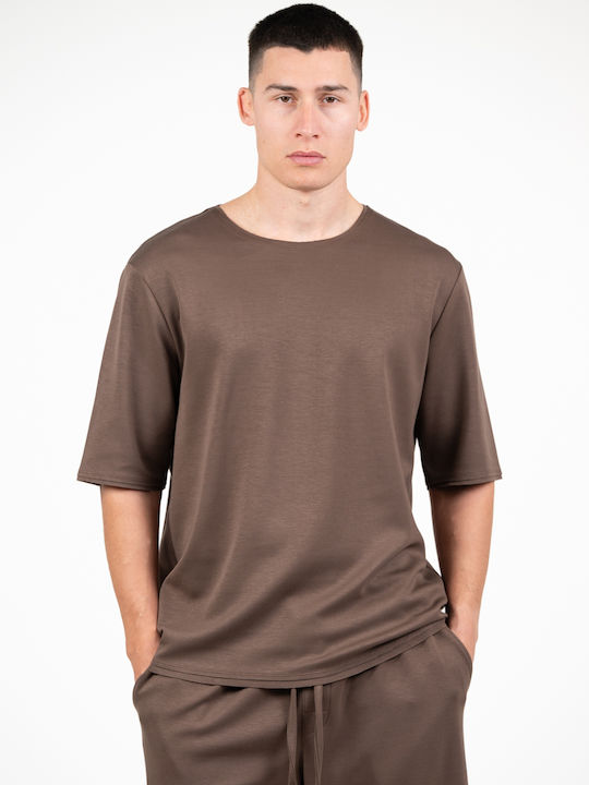 Vittorio Artist T-shirt Brown 200-2526-SORANO