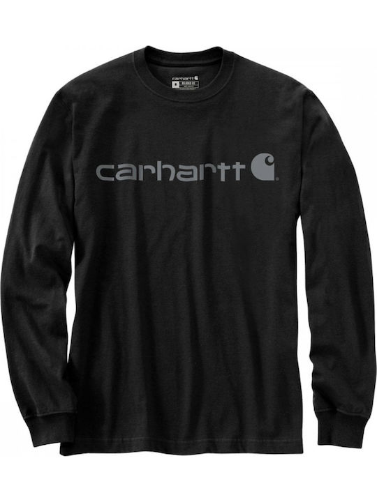 Carhartt Μπλούζα Μακρυμάνικη Μαύρη
