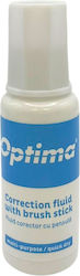 Lipici și Corector Optima Fluid Corector Optima 10ml Pensulă Solvent Pe Bază Garanție 3 Ani