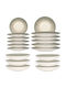 Bonna Gray Porcelain Dinnerware Set 18pcs