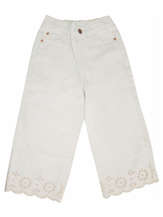 Energiers Kids Denim Trousers Cream