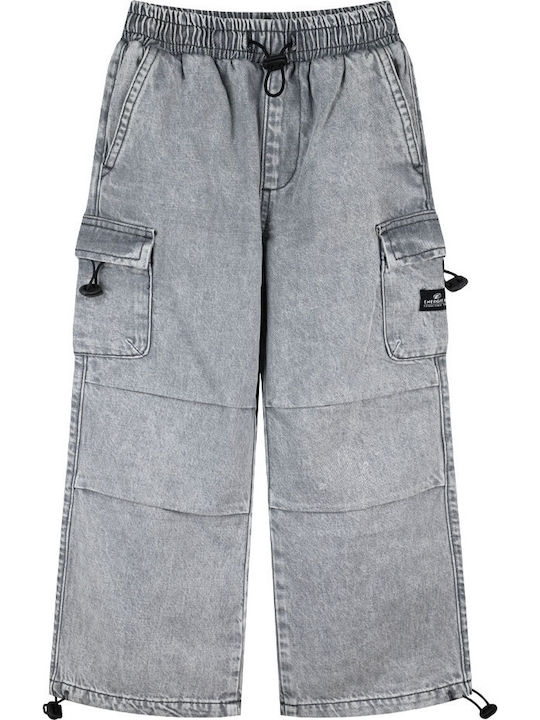 Kids Denim Grey Jeans Trouser