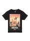 Kinderoberteile T-Shirt Schwarz