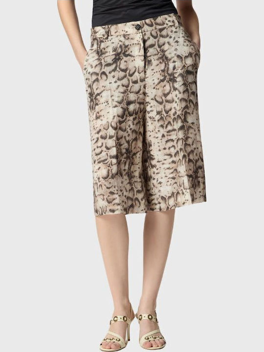 Pinko Women's Linen Bermuda Multicolour