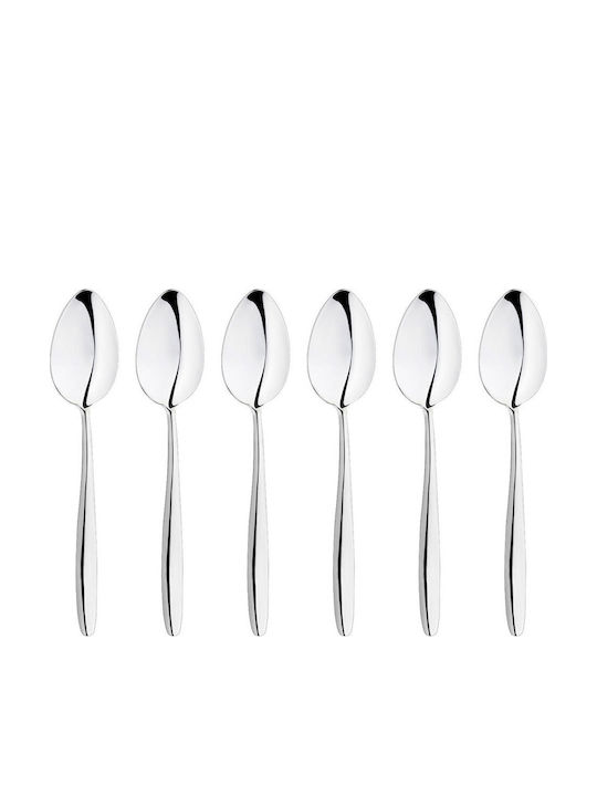 Inoxriv Set Linguri Desert / Înghețată Inox Argintii 6 Bucăți