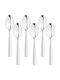 Inoxriv Set Stainless Steel Spoons Silver 6pcs