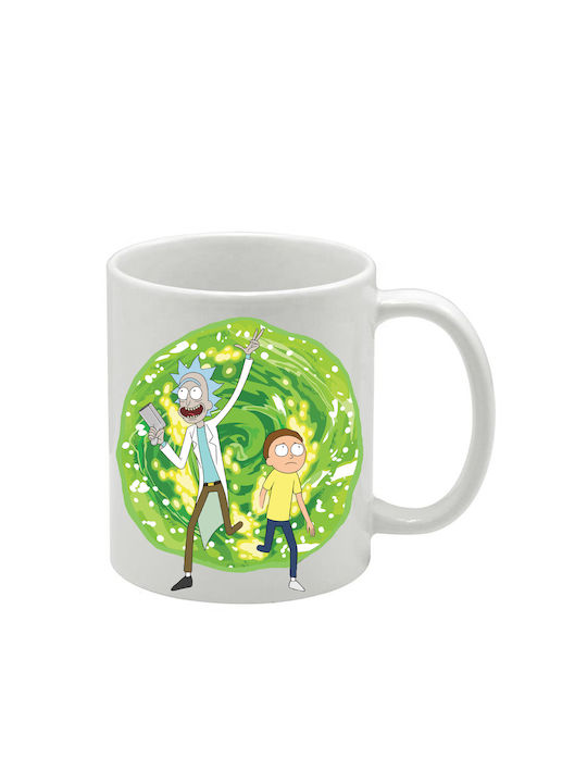 Λευκή Κούπα Rick Morty