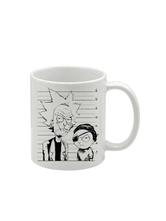 Λευκή Κούπα Rick Morty