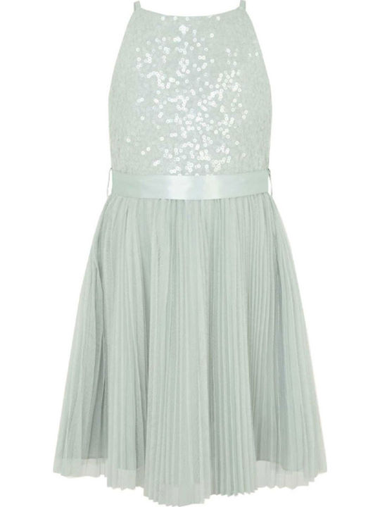 Energiers Girls Sleeveless Dress with Sequins S...