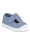 Kids Pumps & Ballerinas With Hoop & Loop Closure Blue
