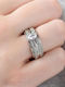 iXXXi Women's Ring with Stones Silver iXXXi Ring Combination Silver Positive Spirit 32