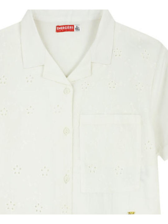 Kids Shirt Short-sleeved Ecru