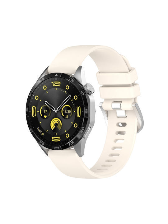 Λουράκι Σιλικόνης Ασημί (Xiaomi Watch S4 41mm)