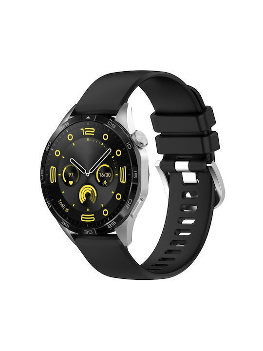 Λουράκι Σιλικόνης Ασημί (Xiaomi Watch S4 41mm)