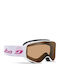 Julbo Μάσκα Σκι & Snowboard Παιδική Λευκή με Φακό σε Ροζ Χρώμα