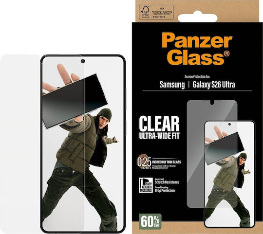 PanzerGlass Ultra-wide Fit Tempered Glass (Galaxy S26 Ultra)