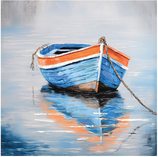 Marhome Καραβακι Στην Θαλασσα σε Καμβά 60x60 cm