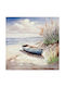 Marhome Ship On Land Painting On Canvas 80x80cm