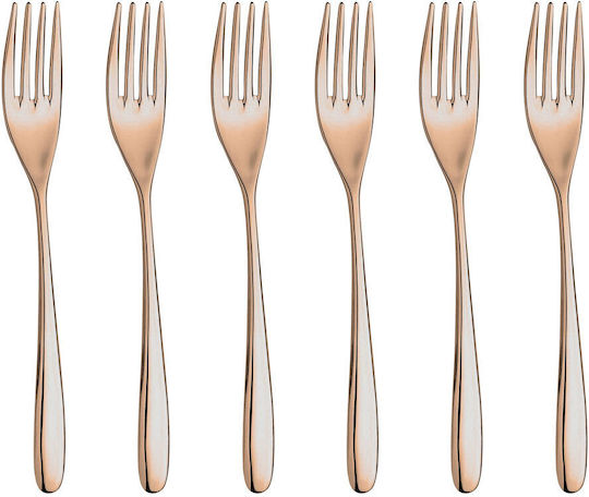 Inoxriv Set Furculițe de Masă Inoxidabile Roz 20.5cm 6 Bucăți Inoxriv Set Furculițe de Masă Inoxidabile Roz 20.5cm 6 Bucăți