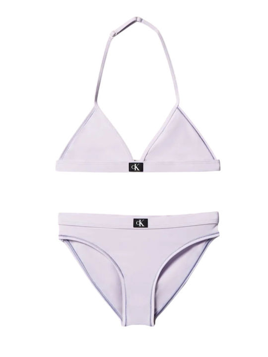 Calvin Klein Παιδικό Μαγιό Μπικίνι Μωβ