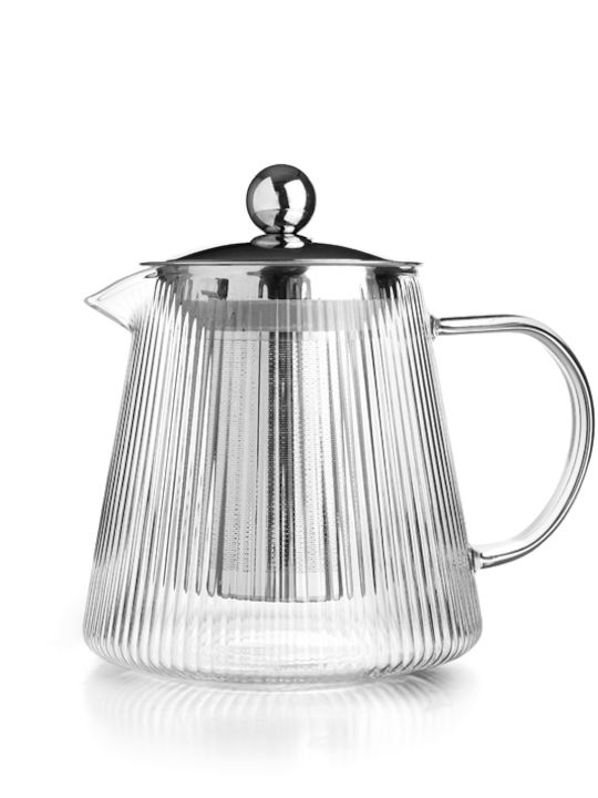 Ibili Glas-Teekanne mit Filter Transparent 1200ml