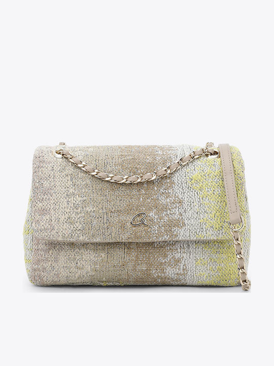 Axel Straw Women's Shoulder Bag Beige
