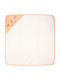 Energiers Baby Hooded Bath Towel with Hood White 90x90cm